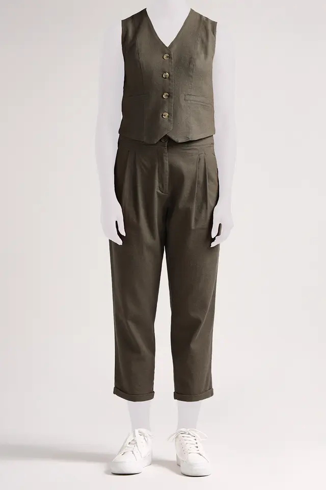 وست دکمه دار زنانه مدل 4667-لوک