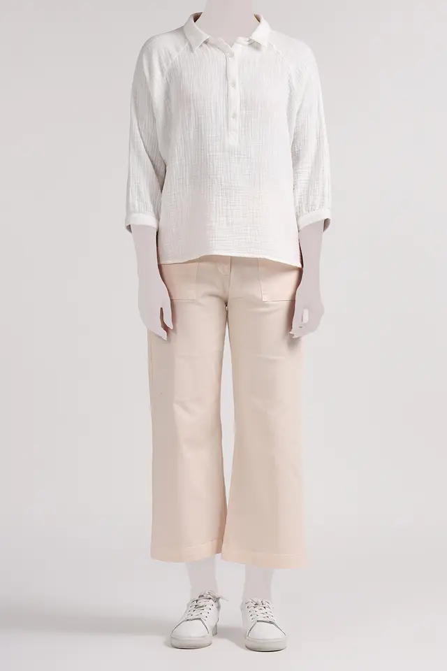 شومیز زنانه سه دکمه مدل 4404-لوک