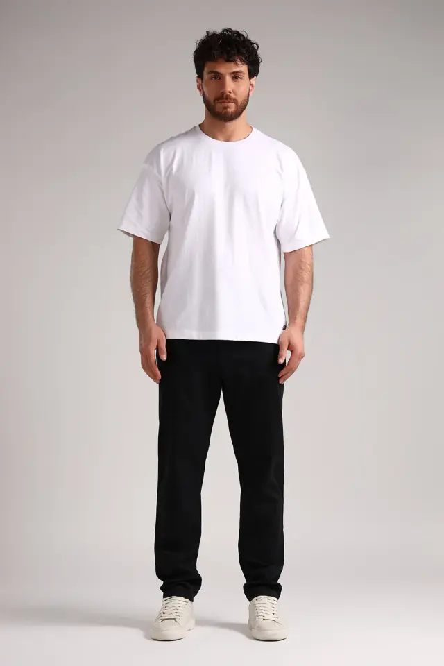 تیشرت بیسیک مردانه مدل 4608-لوک