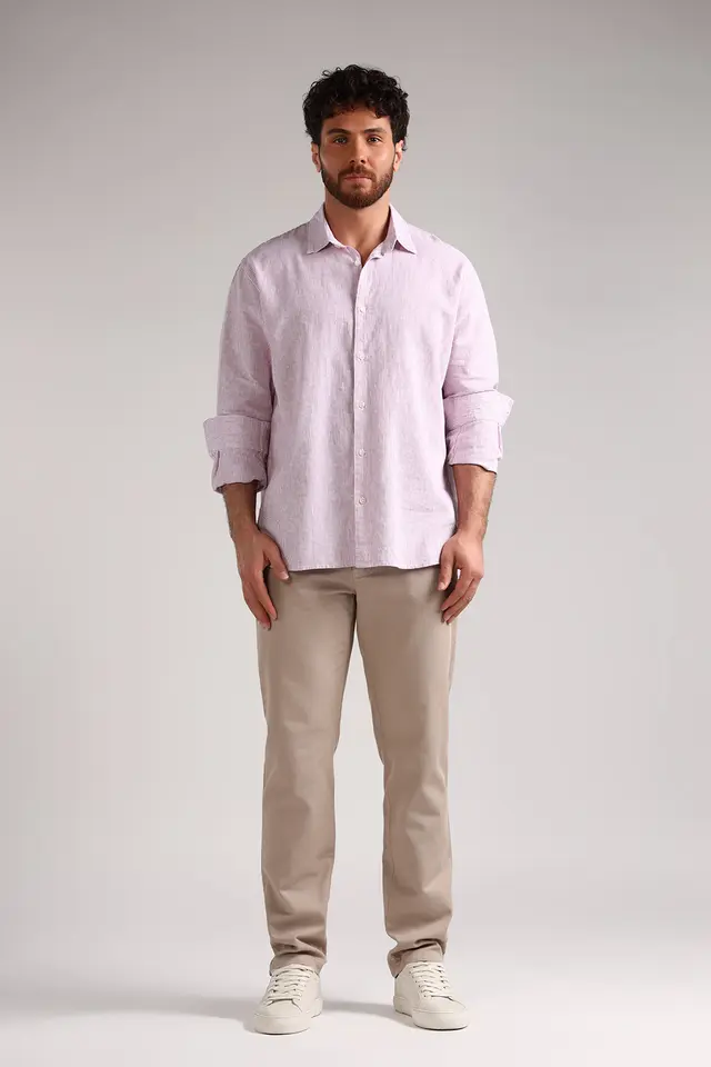 پیراهن آستین بلند مردانه مدل 4531-لوک