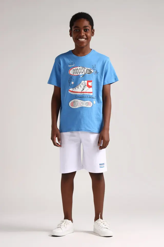 تیشرت چاپدار پسرانه مدل 3915-لوک