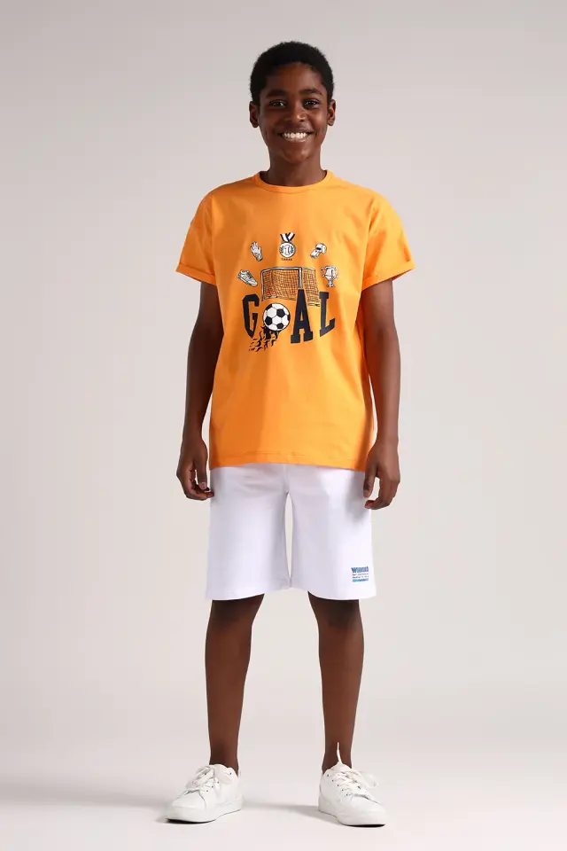 تیشرت نخی پسرانه مدل 4634-لوک