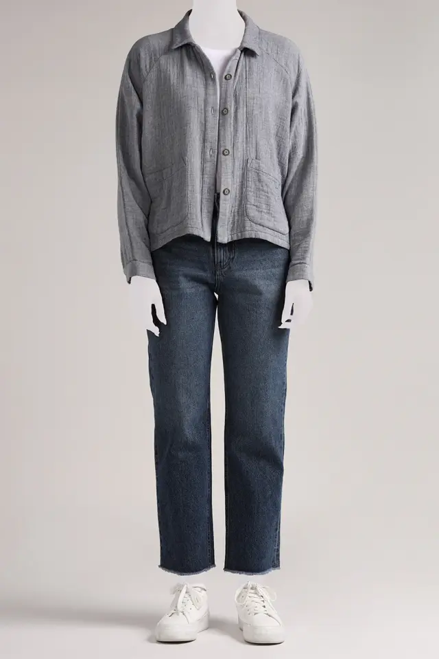 شلوار جین راسته زنانه مدل 4742-لوک