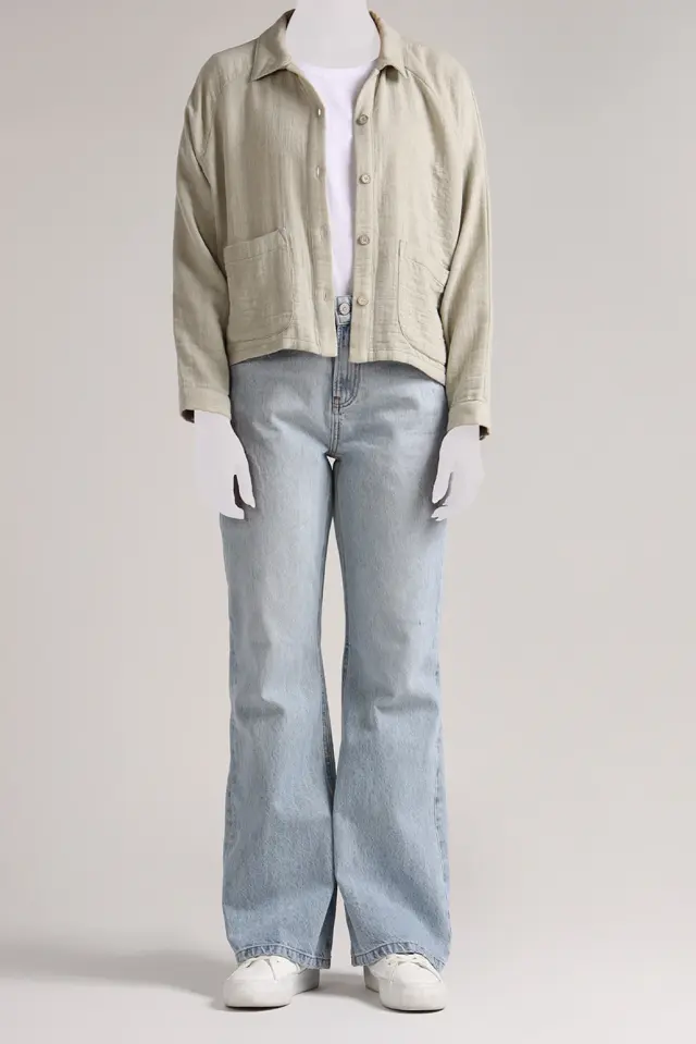 شلوار جین زنانه بوتکات مدل 4746-لوک