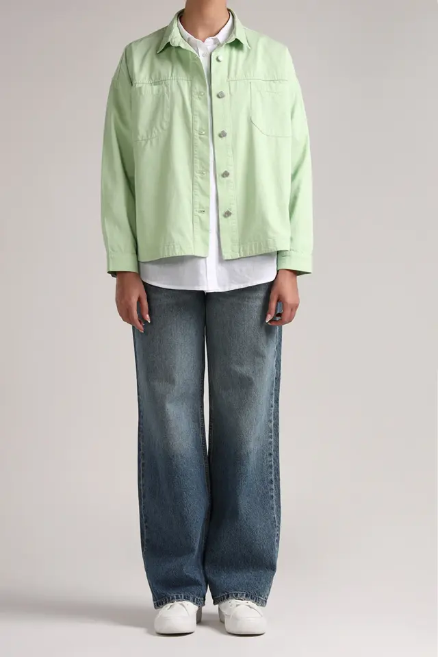 شلوار جین بگ زنانه مدل 4744-لوک