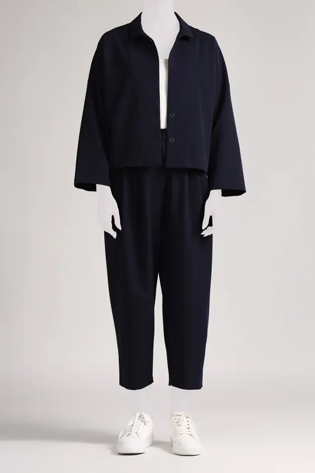 شلوار مام فیت زنانه مدل 4676-لوک