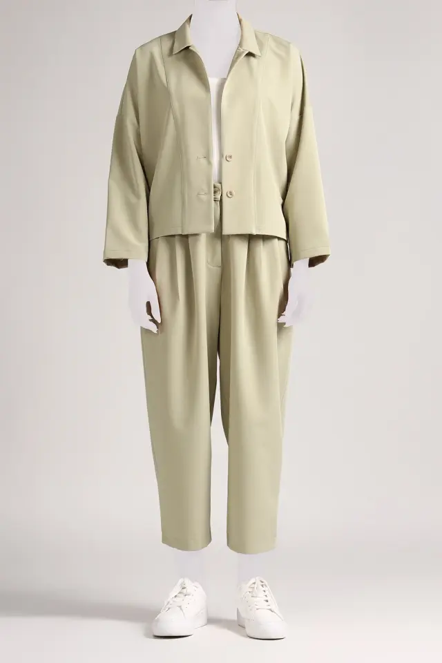 شلوار مام فیت زنانه مدل 4676-لوک