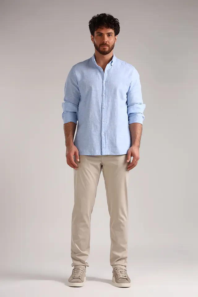 پیراهن مردانه ساده مدل 4529-لوک