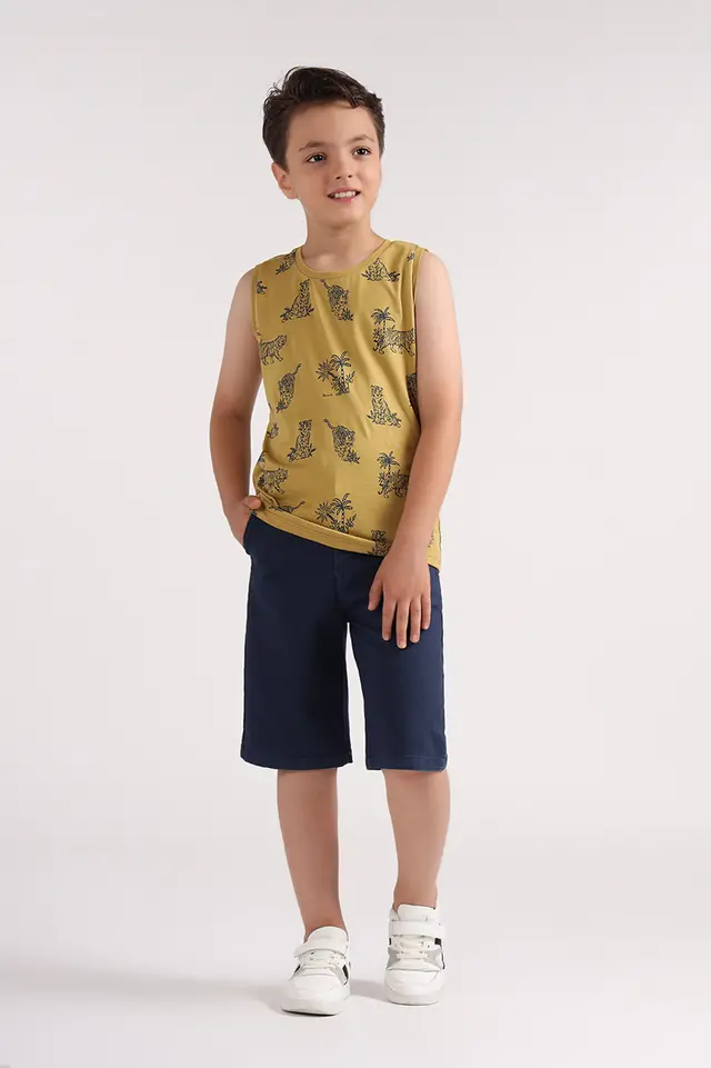 تاپ چاپدار پسرانه مدل 4415-لوک