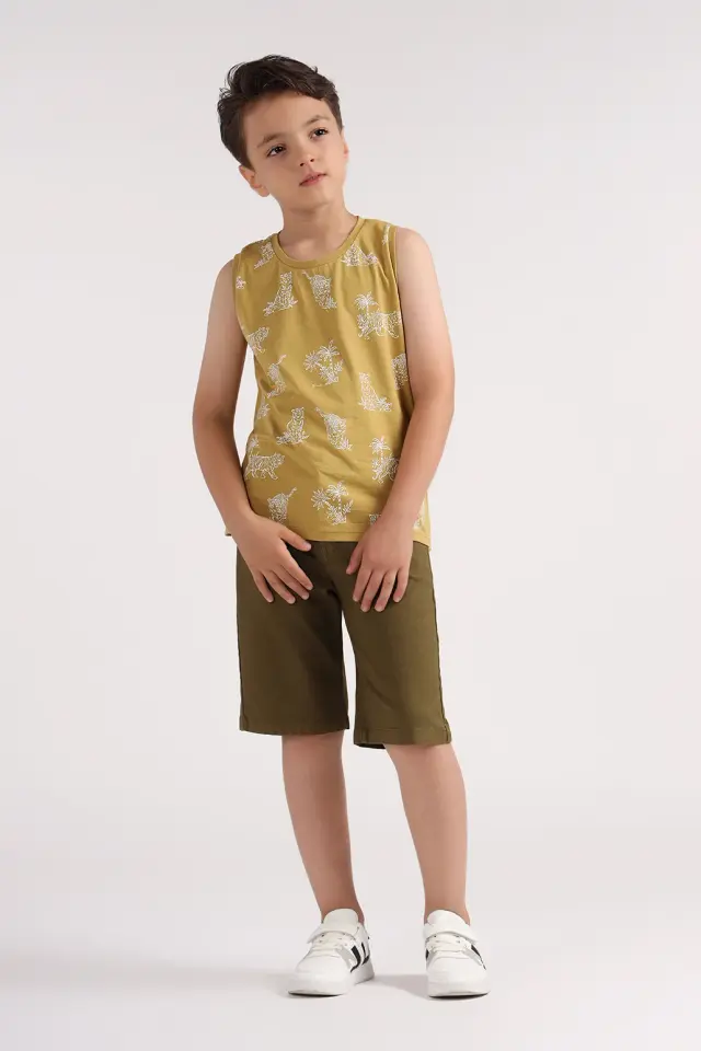 تاپ چاپدار پسرانه مدل 4415-لوک