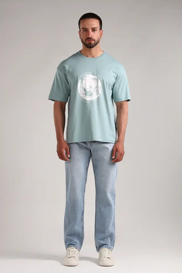 تیشرت یقه گرد مردانه مدل 4779-لوک