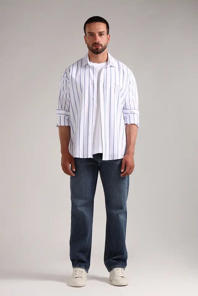 پیراهن آستین بلند مردانه مدل 4732-لوک