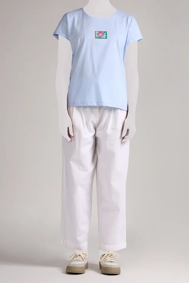 تیشرت طرحدار زنانه مدل 4632-لوک