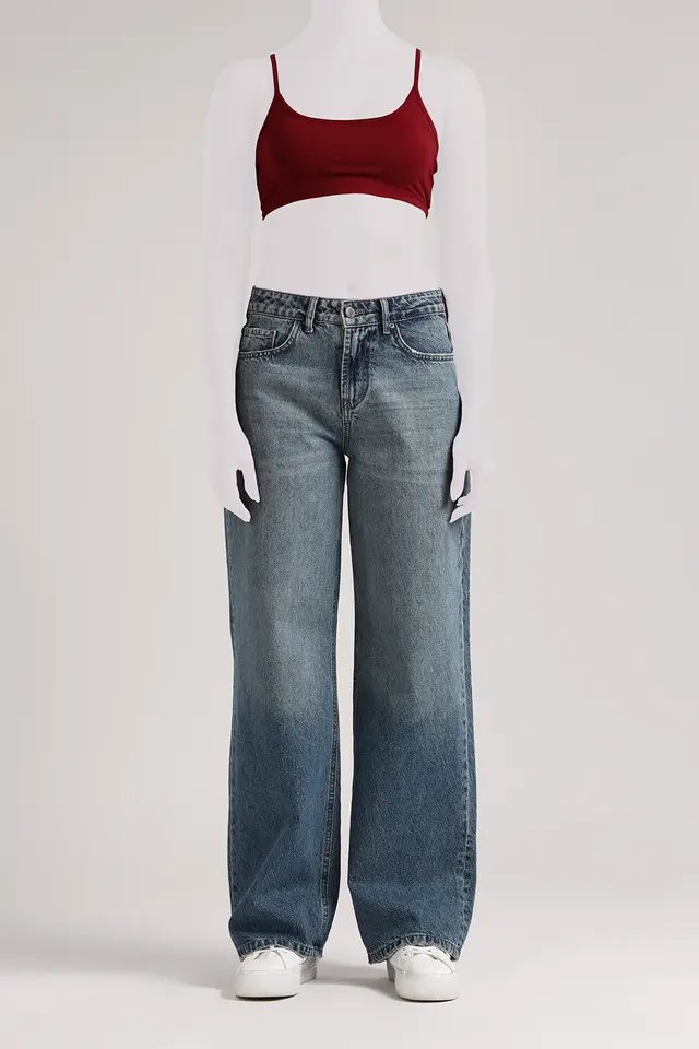 کراپ تاپ ساده زنانه مدل 4042-لوک