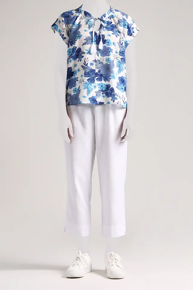 بلوز یقه بند دار زنانه مدل 4739-لوک