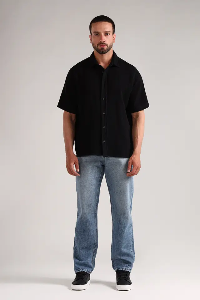 پیراهن آستین کوتاه مردانه مدل 4702-لوک