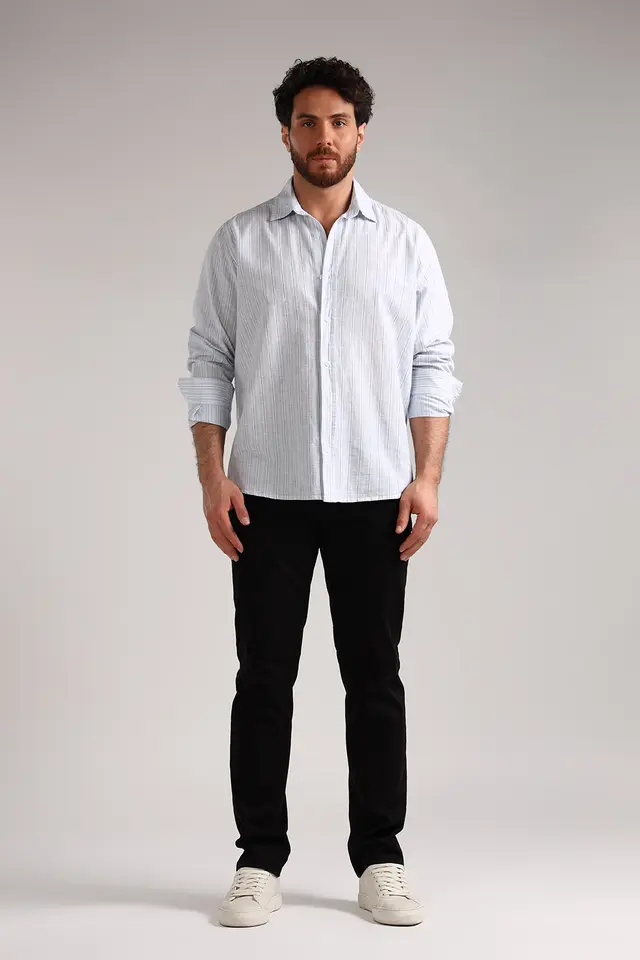 شلوار راسته فاق بلند مردانه مدل 4605-لوک