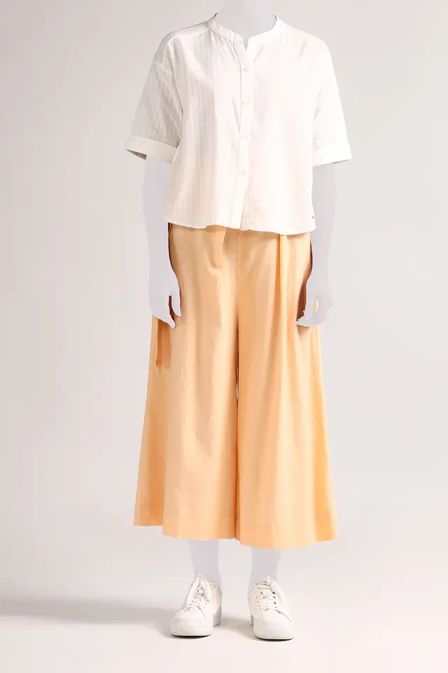 دامن شلواری لینن زنانه مدل 4790-لوک