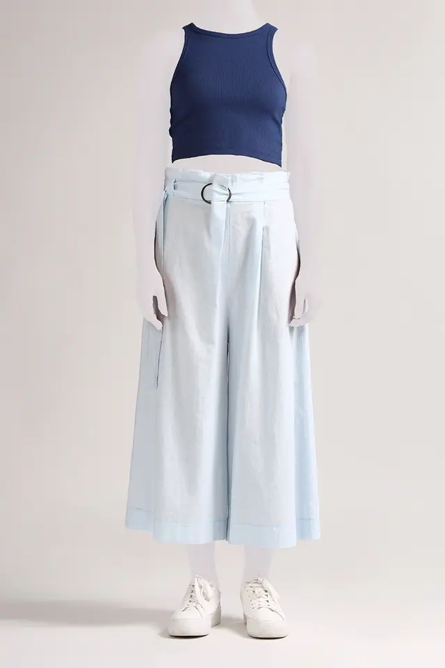 دامن شلواری لینن زنانه مدل 4790-لوک