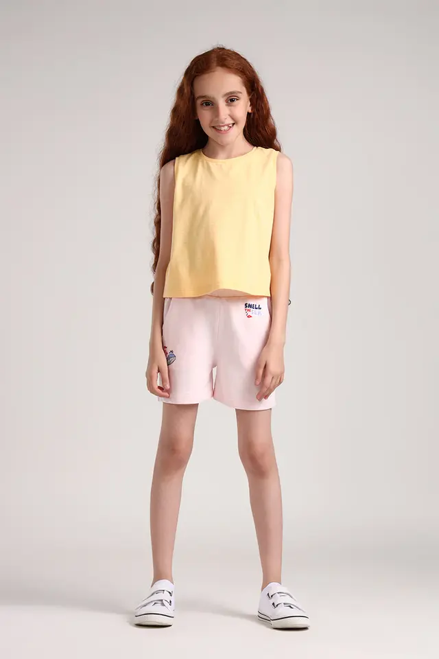 شلوارک اسپرت دخترانه مدل 4769-لوک