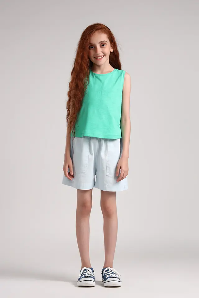 شلوارک اسپرت دخترانه مدل 4718-لوک