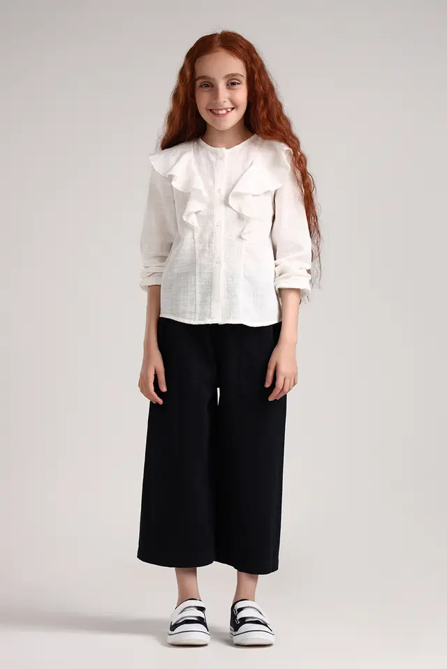 شلوار اسپرت دخترانه مدل 4640-لوک