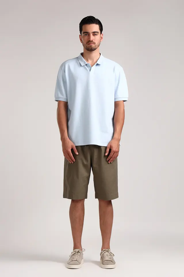 شلوارک لینن مردانه مدل 4829-لوک