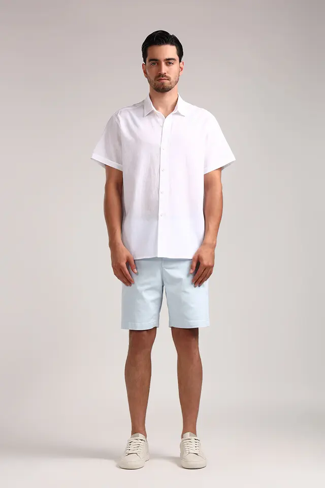 شلوارک کتان مردانه مدل 4629-لوک