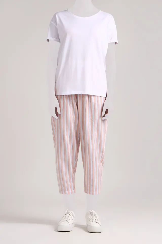 تیشرت نخی ساده زنانه مدل 3476-لوک