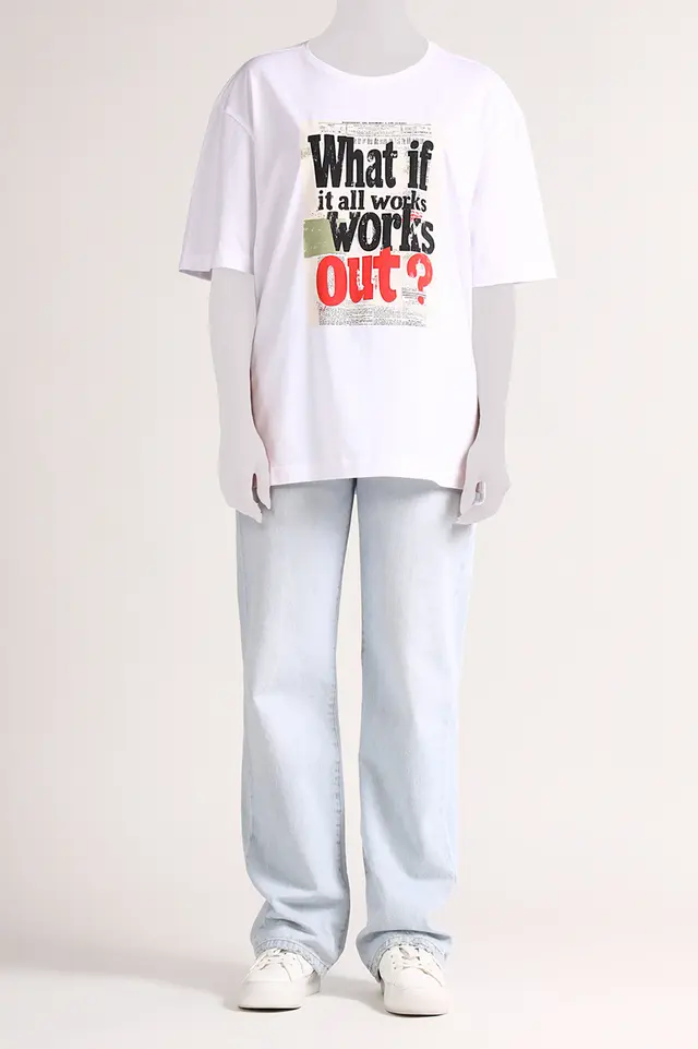 تیشرت لانگ زنانه مدل 4814-لوک