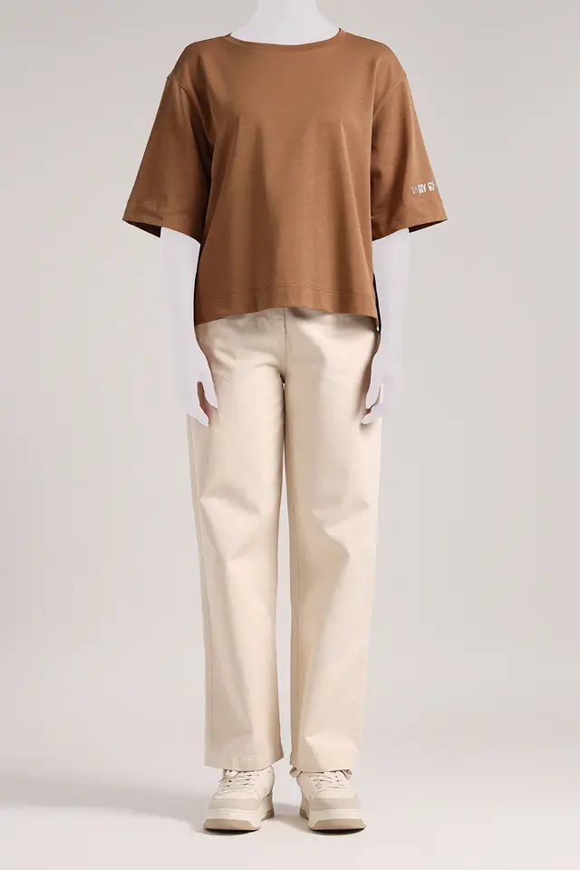 تیشرت ساده زنانه مدل 4776-لوک