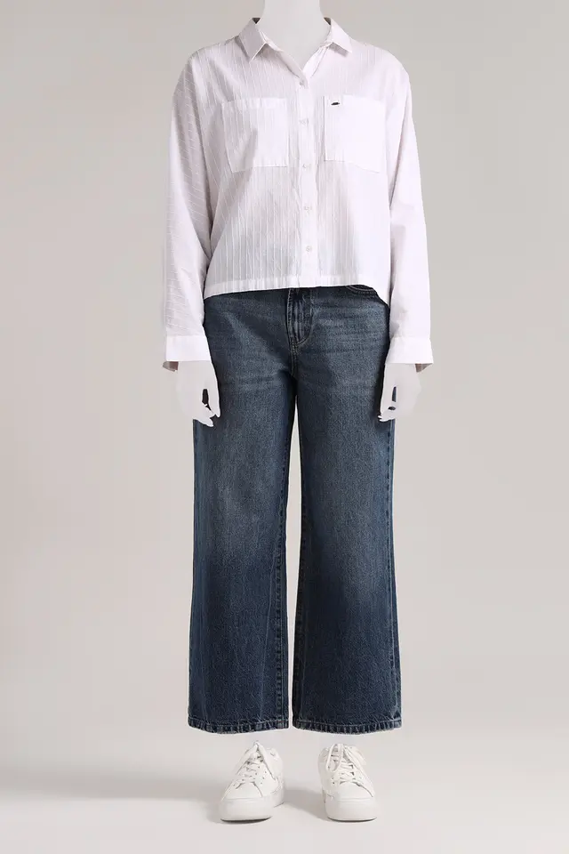 شلوار جین ساده زنانه مدل 4745-لوک