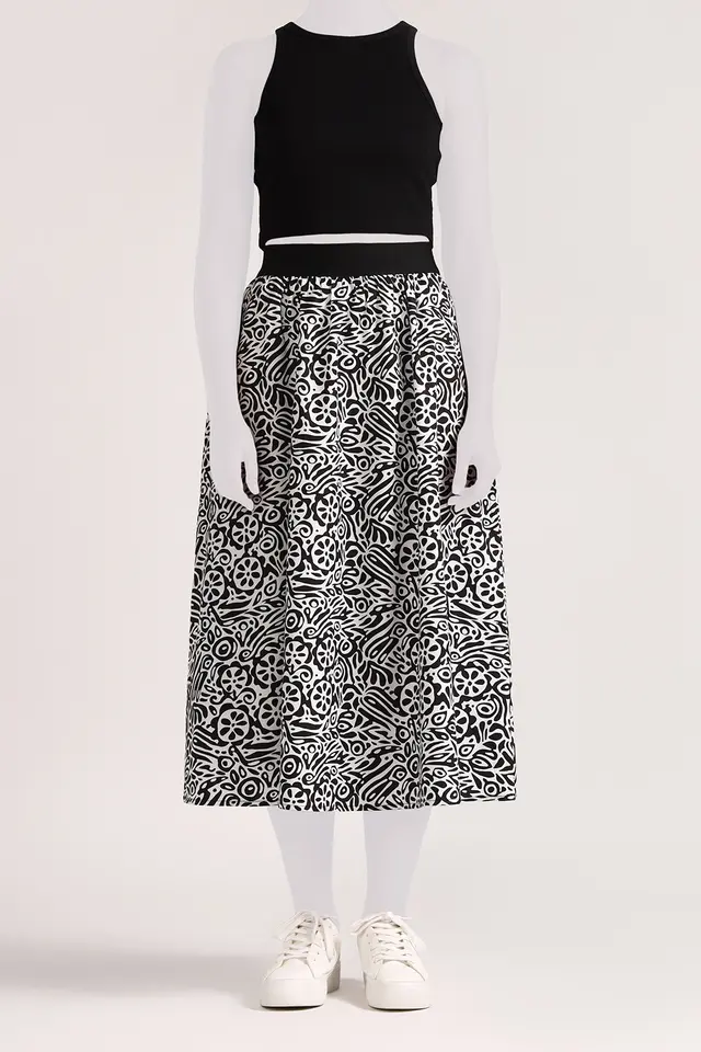 دامن نخی زنانه مدل 5005-لوک