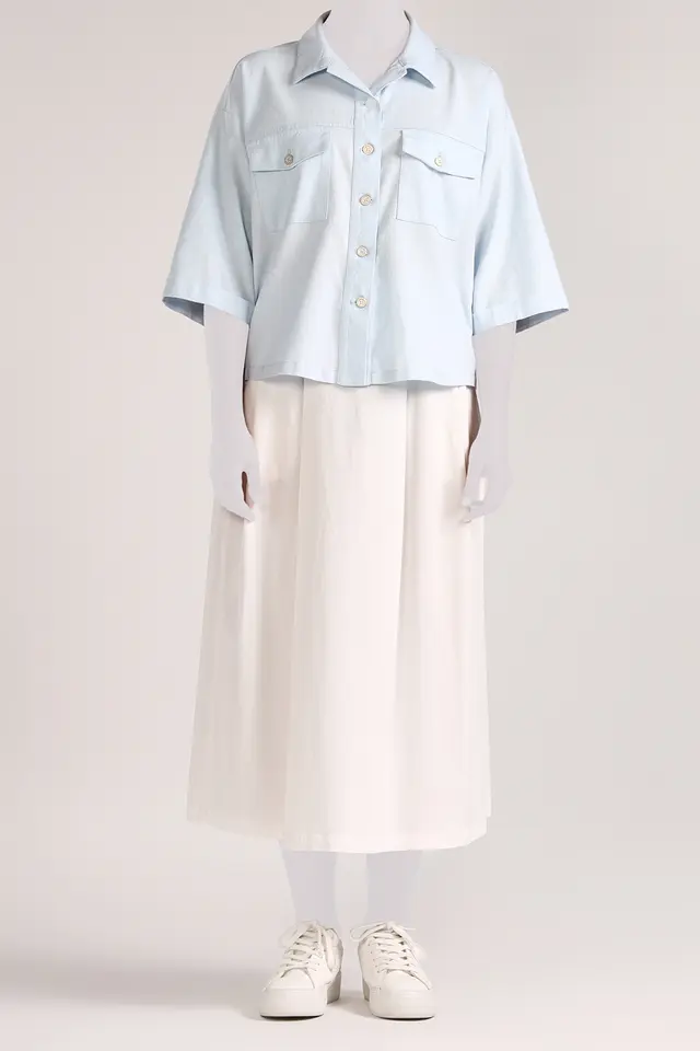 دامن کتان زنانه مدل 4822-لوک