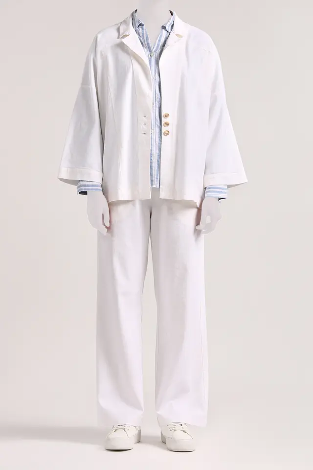 کت لینن زنانه مدل 4988-لوک