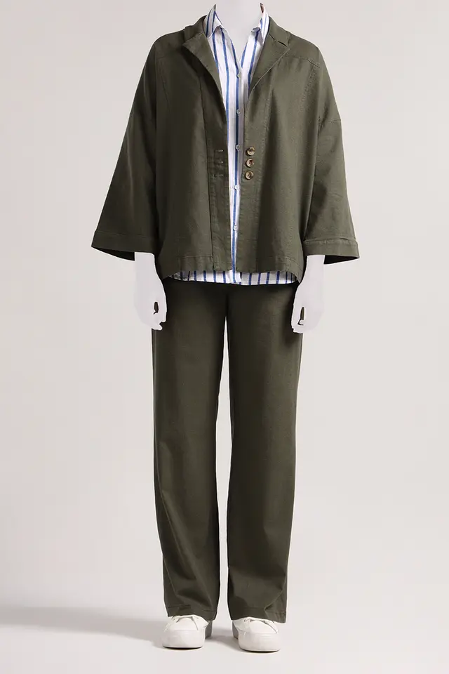 کت لینن زنانه مدل 4988-لوک