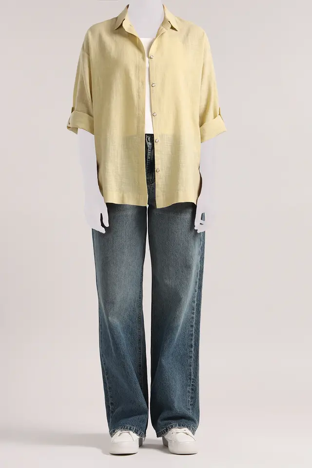 شومیز آستین بلند زنانه مدل 4962-لوک