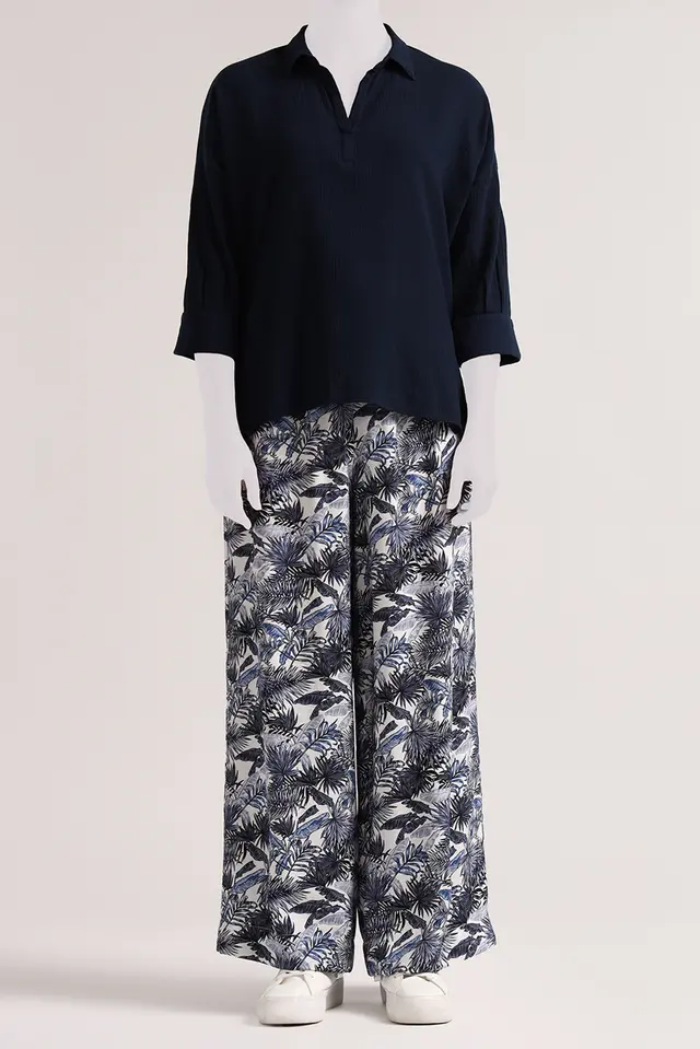 بلوز جلو بسته زنانه مدل 4976-لوک